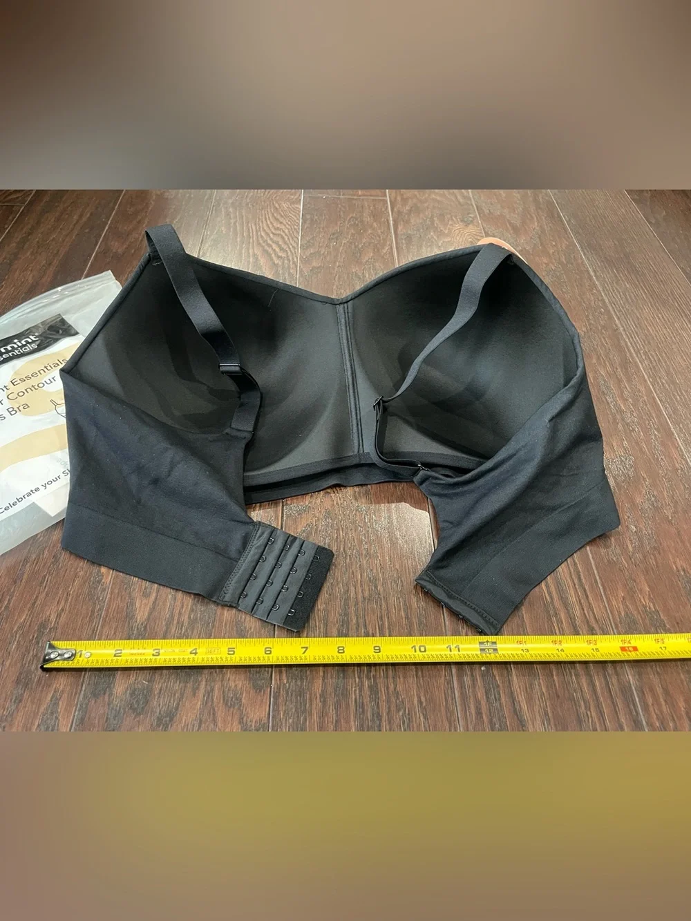 Shapermint Everyday Empower Contour Wireless Bra Black Size 3XL NEW